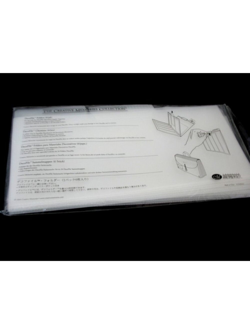 Creative Memories DecoFile Folders 6 Pack New Sealed Decorative Organizer NWT